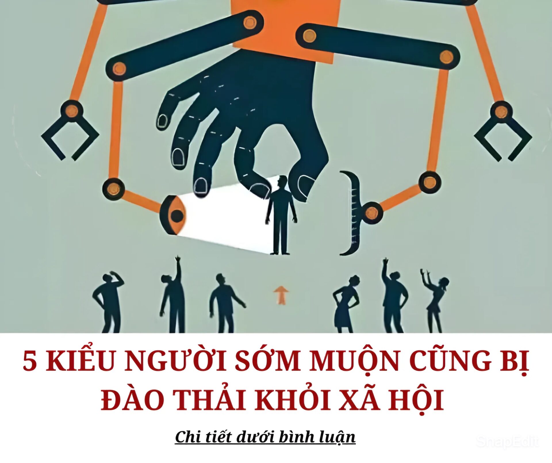 5 kiểu người không sớm thì muộn cũng bị xã hội đào thải