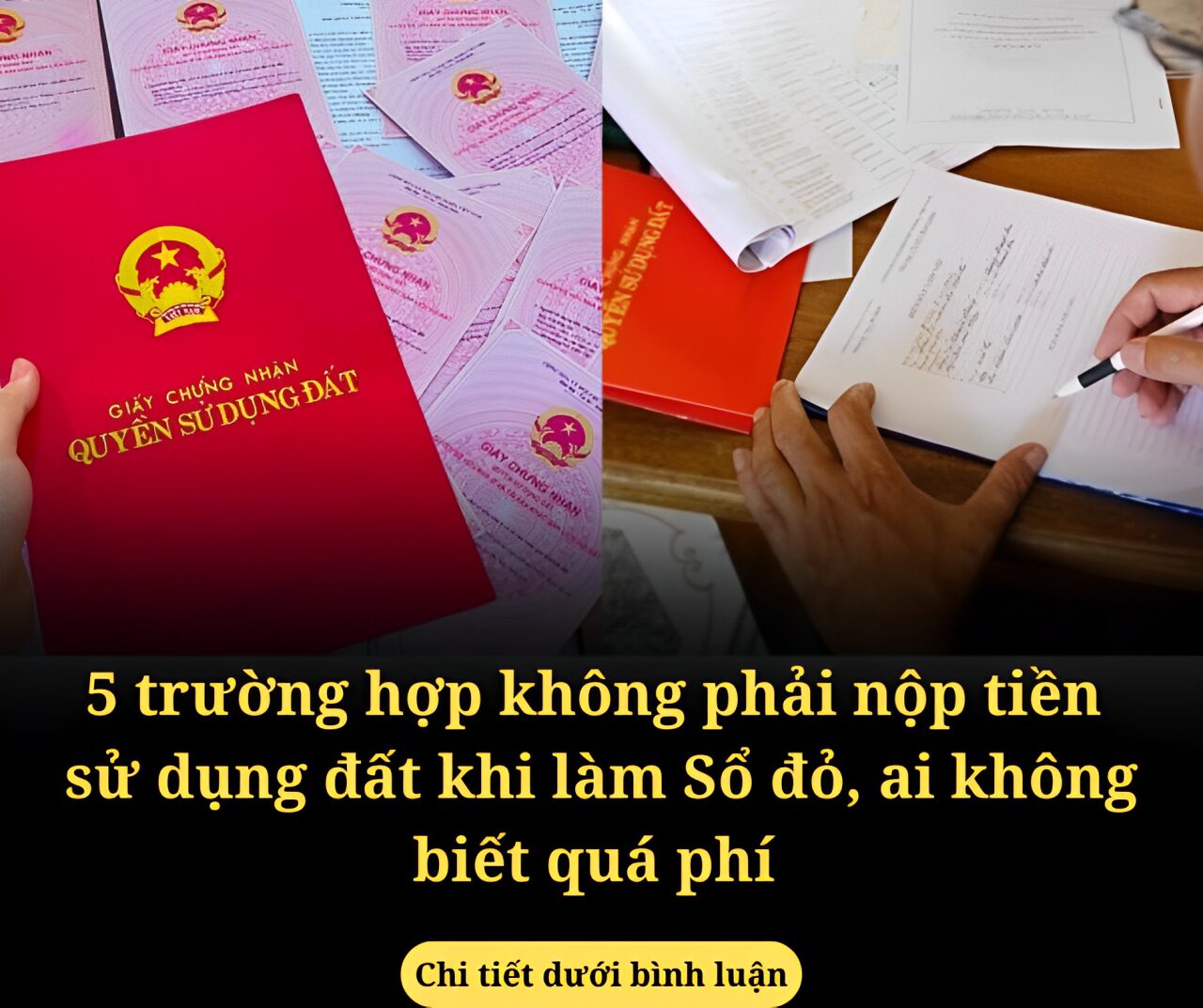 5 trường hợp không phải nộp tiền sử dụng đất khi làm Sổ đỏ, ai không biết quá phí