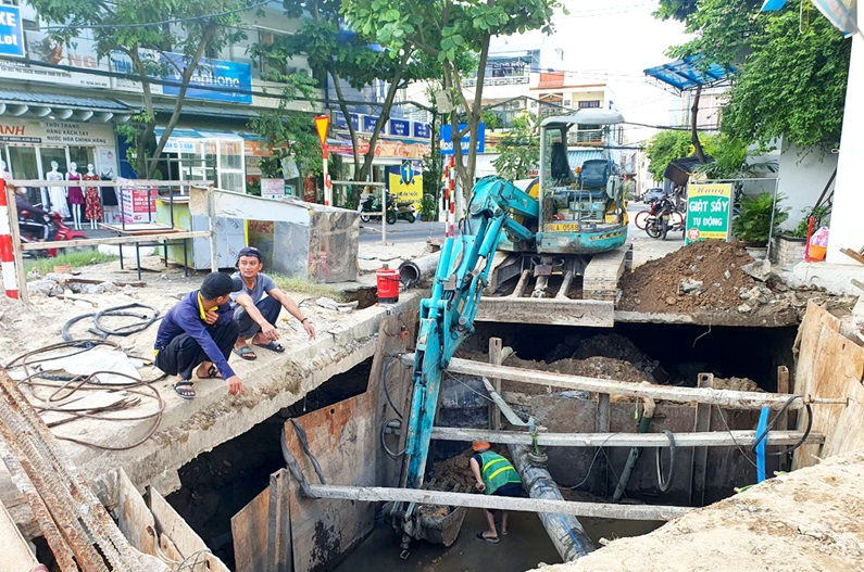 Đà Nẵng đẩy mạnh dự án thoát nước chống ngập úng