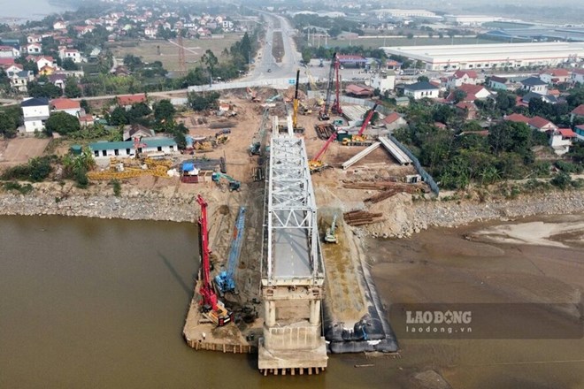 Cầu Phong Châu và các đại dự án về đích năm 2025 ở Phú Thọ
