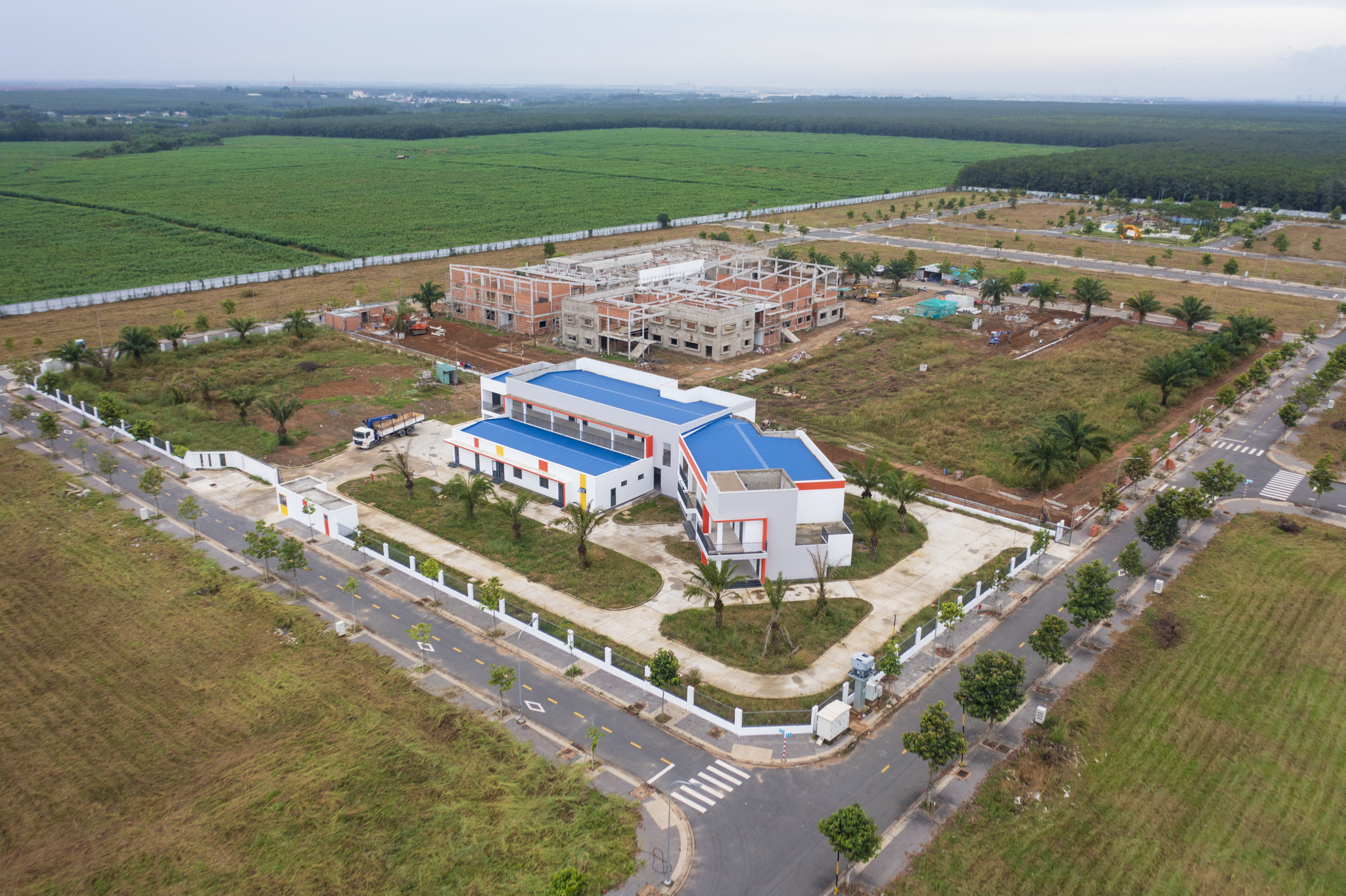 Các dự án đô thị cạnh sân bay Long Thành rầm rộ thi công trở lại