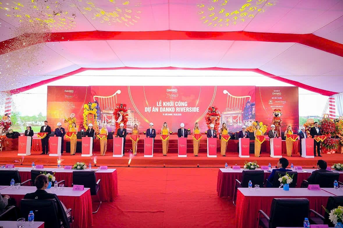 Khởi công khu đô thị Danko Riverside ở Bắc Giang đậm kiến trúc Châu Âu tráng lệ