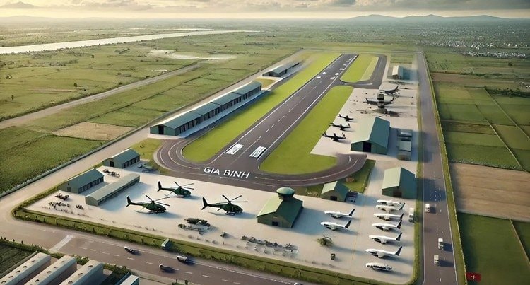 Sân bay Gia Bình tại Bắc Ninh chính thức được quy hoạch khai thác dân dụng, chi phí đầu tư ước gần 30.000 tỷ đồng