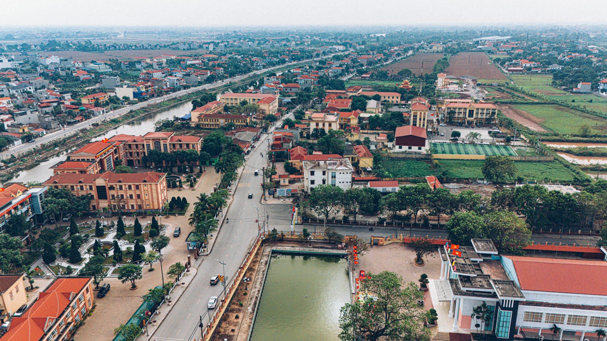 Diện mạo của thị xã cách Hà Nội 50 km, mới thành lập 5 năm đã chuẩn bị lên thành phố