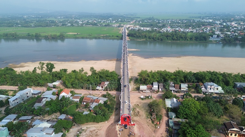 Quảng Nam: Thông xe kỹ thuật cầu Sông Thu và cầu An Bình hơn 920 tỷ đồng