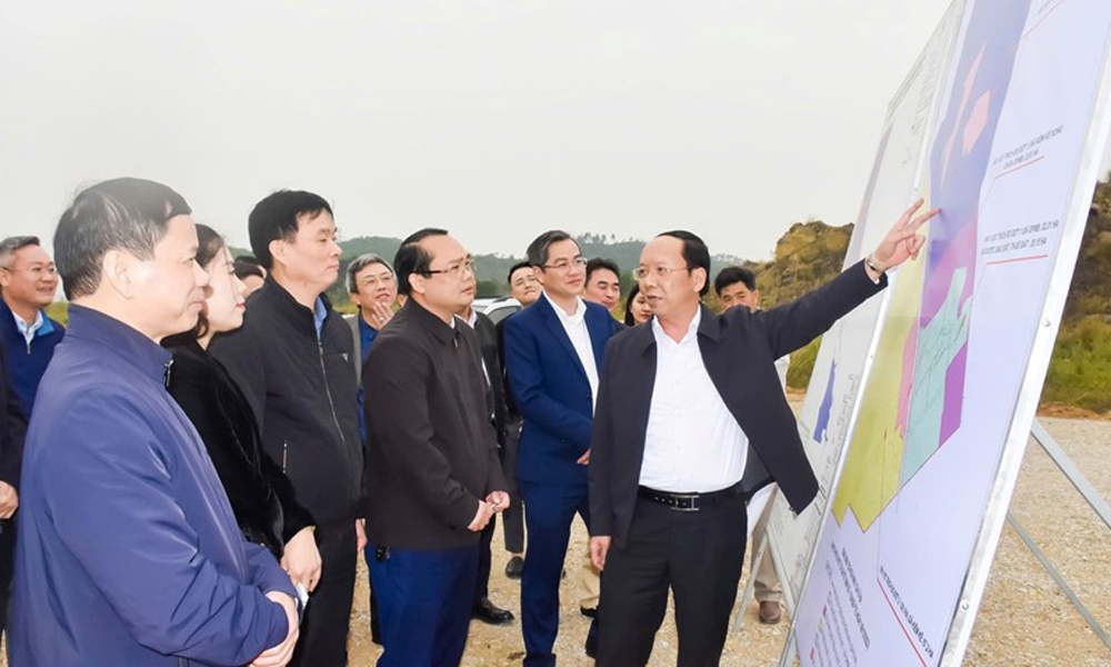 Nghệ An: Đốc thúc tiến độ giải phóng mặt bằng Khu công nghiệp Hoàng Mai II