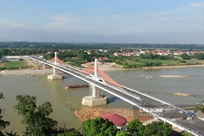 4 cây cầu lớn giúp kết nối 2 tỉnh Vĩnh Phúc và Phú Thọ