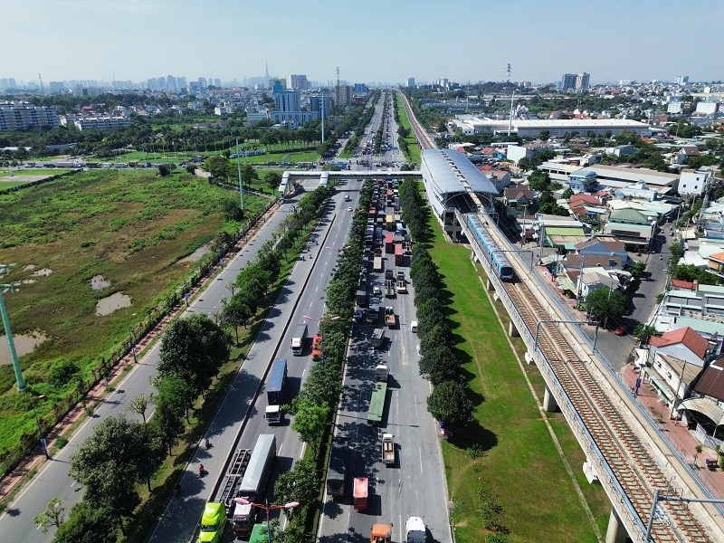 Bình Dương dự kiến khởi công tuyến metro nối với TP.HCM vào năm 2027