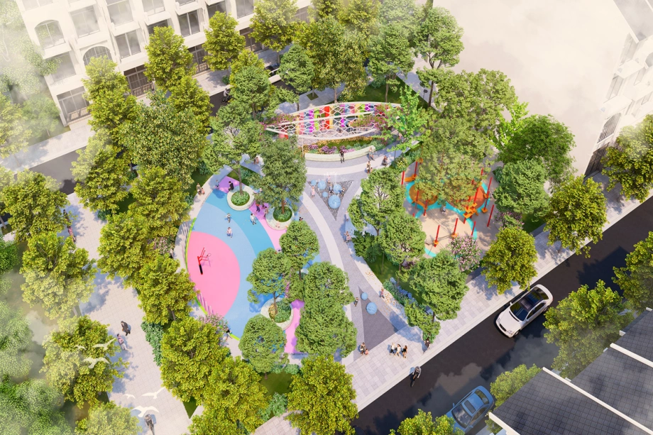 Độc lạ như bộ sưu tập “công viên bỏ túi” tại đô thị nghỉ dưỡng Sun Urban City Hà Nam