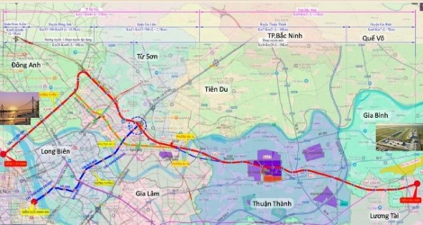 Rõ dần phương án đường nối sân bay Gia Bình với Hà Nội trị giá 26.700 tỷ