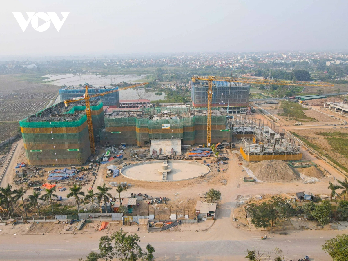 Cận cảnh công trình xây dựng “chui” Trường Đại học công nghệ Đông Á ở Bắc Ninh