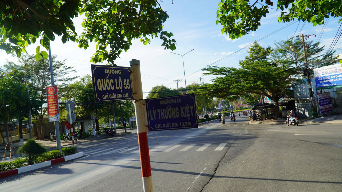 Bình Thuận: Cty Việt Phú trúng gói sửa chữa quốc lộ 55 hơn 17 tỉ đồng