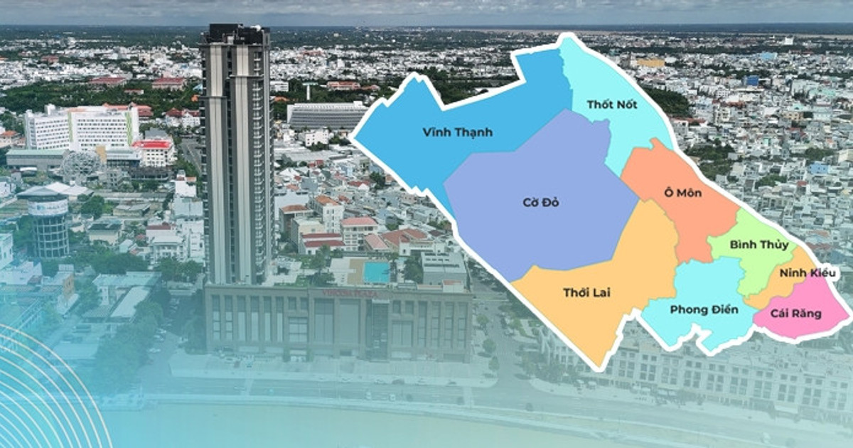Tên gọi, quy mô phường, xã của thành phố duy nhất ở miền Tây sau sắp xếp