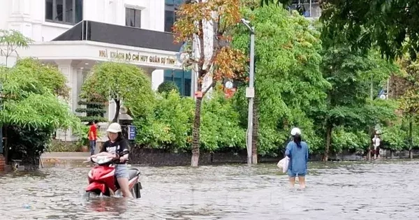 Thành phố Bắc Giang chìm trong ‘biển nước’