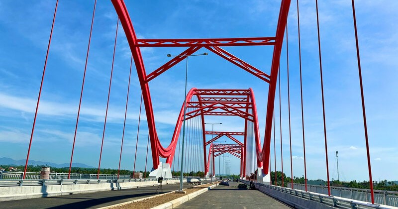 Cầu Trà Khúc 3 sắp hoàn thành – biểu tượng mới phía tây TP Quảng Ngãi
