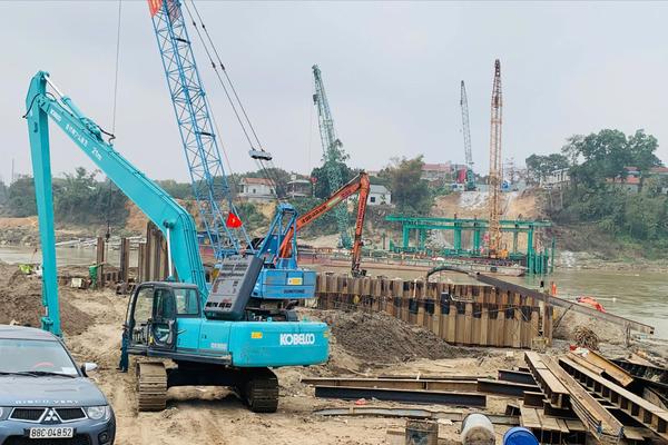 Cầu Phong Châu mới đang được triển khai như thế nào?