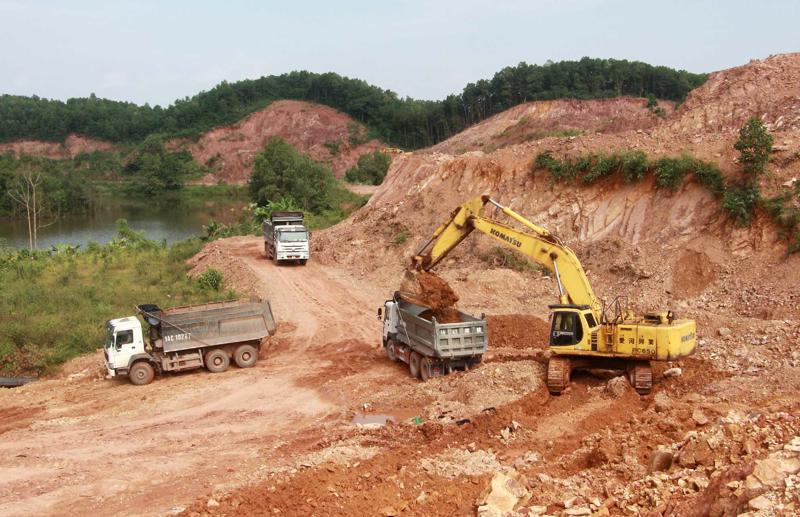 Bắc Giang phê duyệt dự án khai thác đất san lấp hơn 3,3 triệu m3 tại Lục Nam